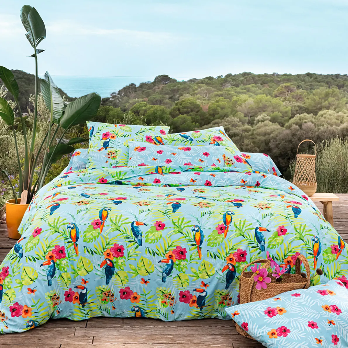 Ça fait rire les oiseaux Linge de lit