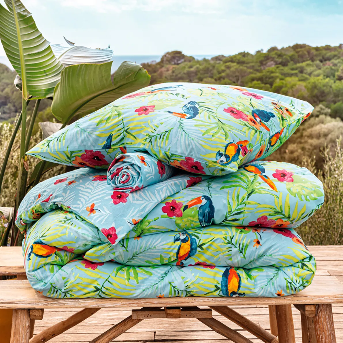 Ça fait rire les oiseaux Linge de lit