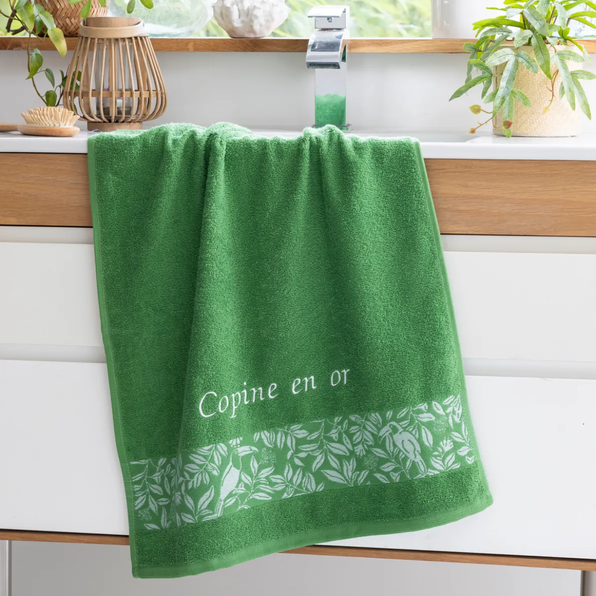 Ça fait rire les oiseaux Maxi drap de bain