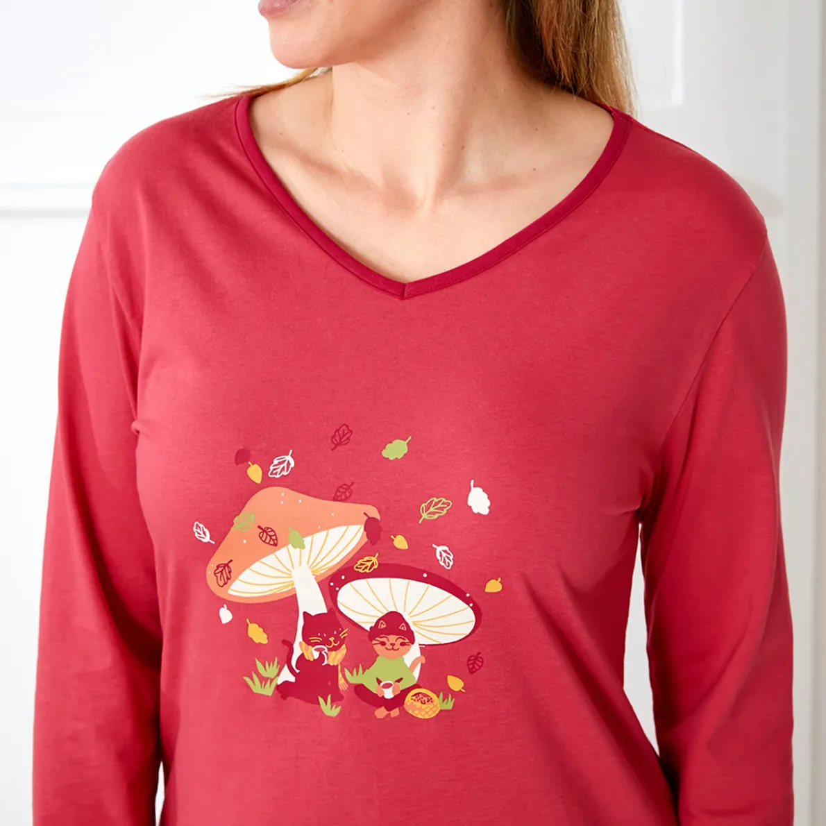 A l'ombre des champignons Chemise de nuit