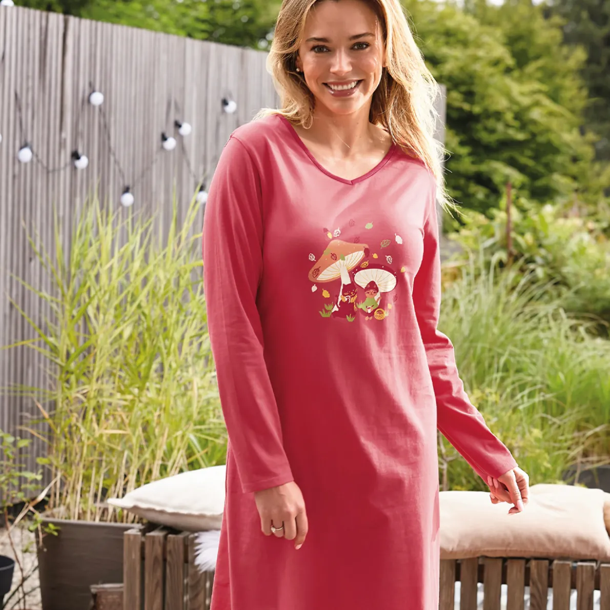 A l'ombre des champignons Chemise de nuit