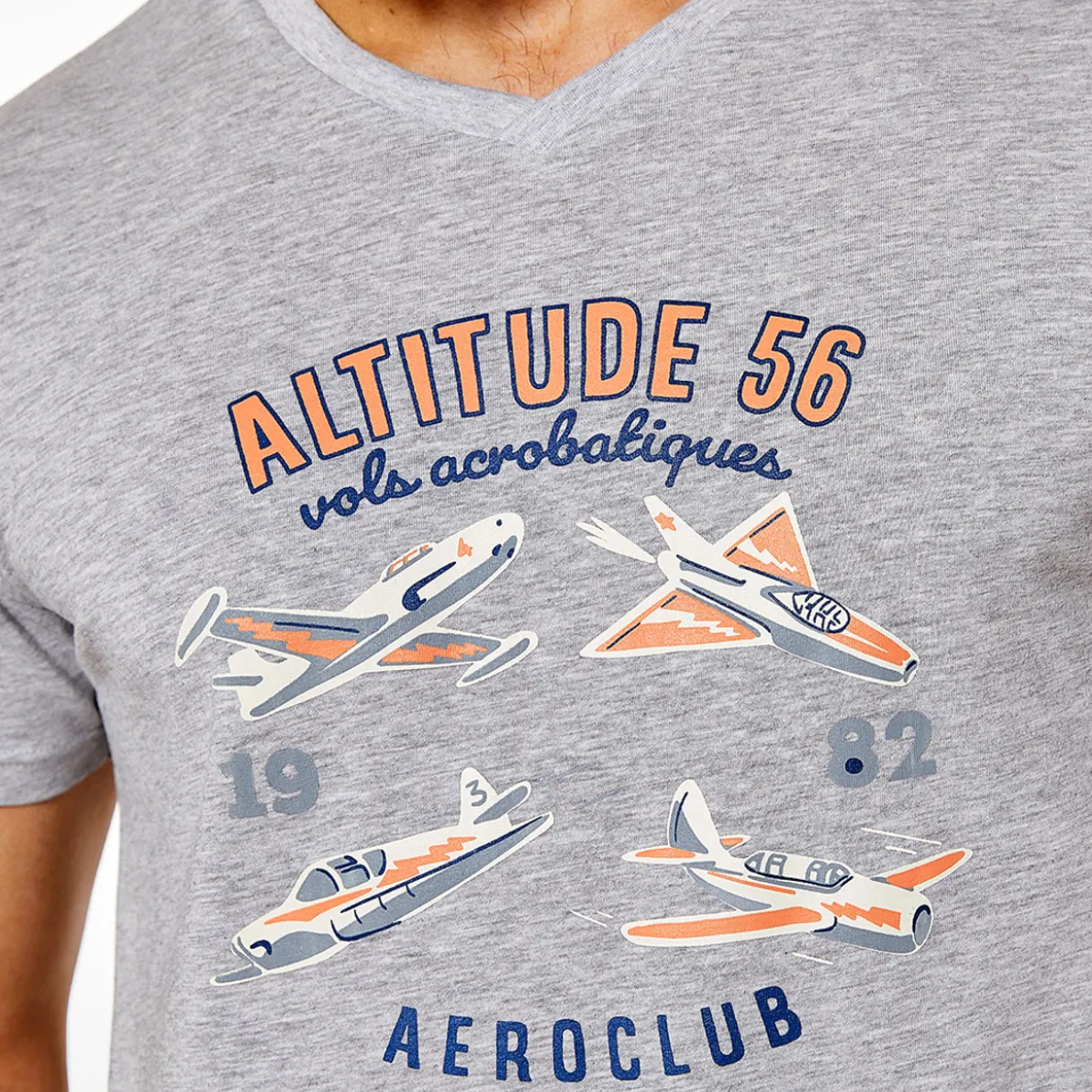 Altitude 56 Pyjama short gris