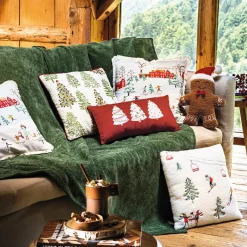Ambiance feutrée Housse de coussin + coussin