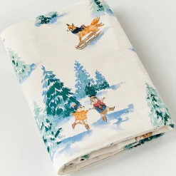 Animaux à la montagne Drap