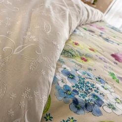 Arabesques et Hortensias Housse de couette