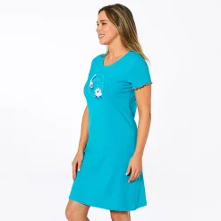 Au bord du bassin Maxi t-shirt bleu azur