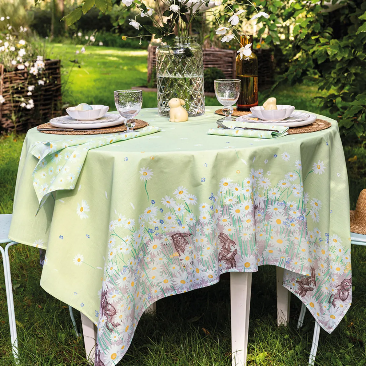 Au milieu des marguerites Nappe