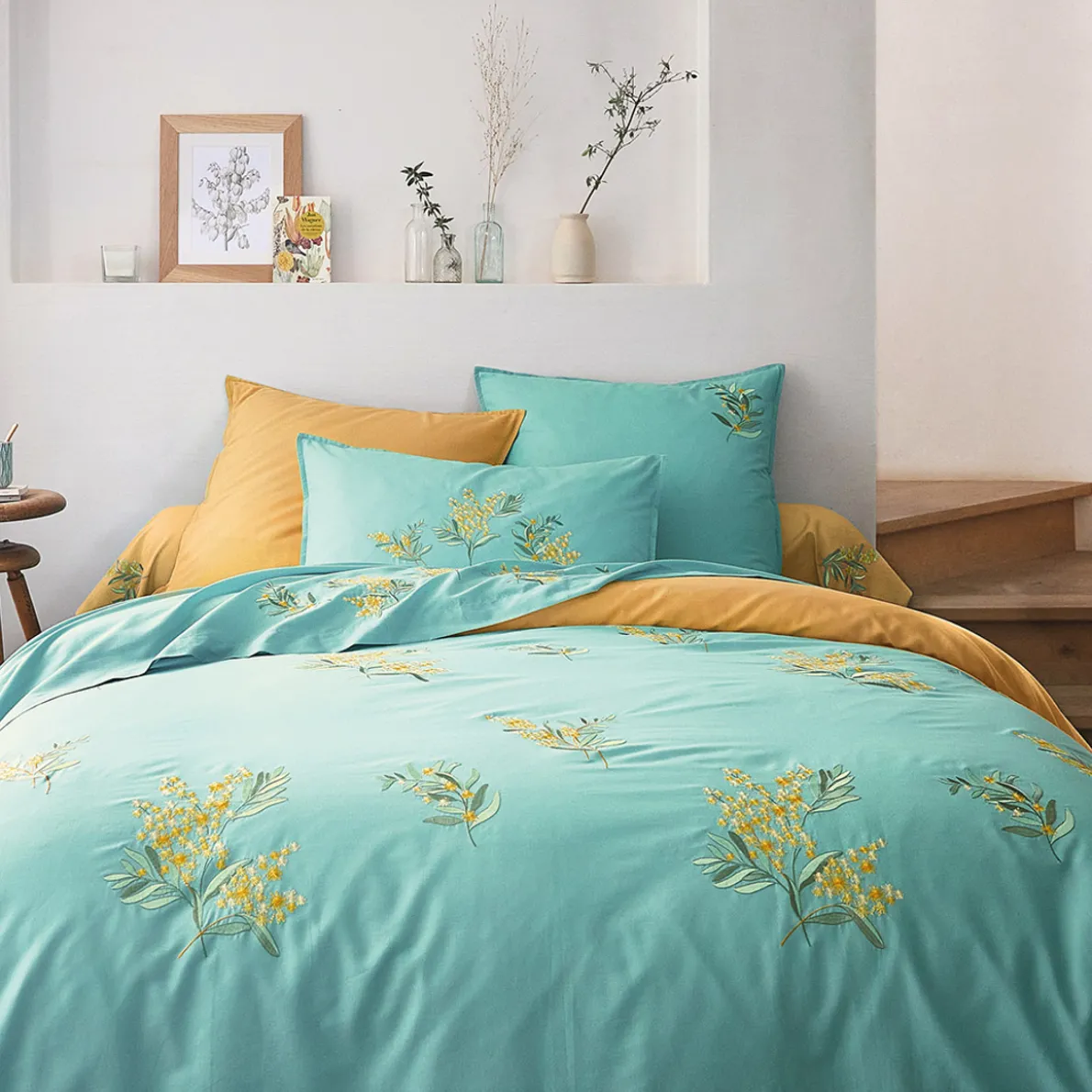 Azur et mimosa Drap