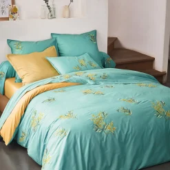 Azur et mimosa Linge de lit