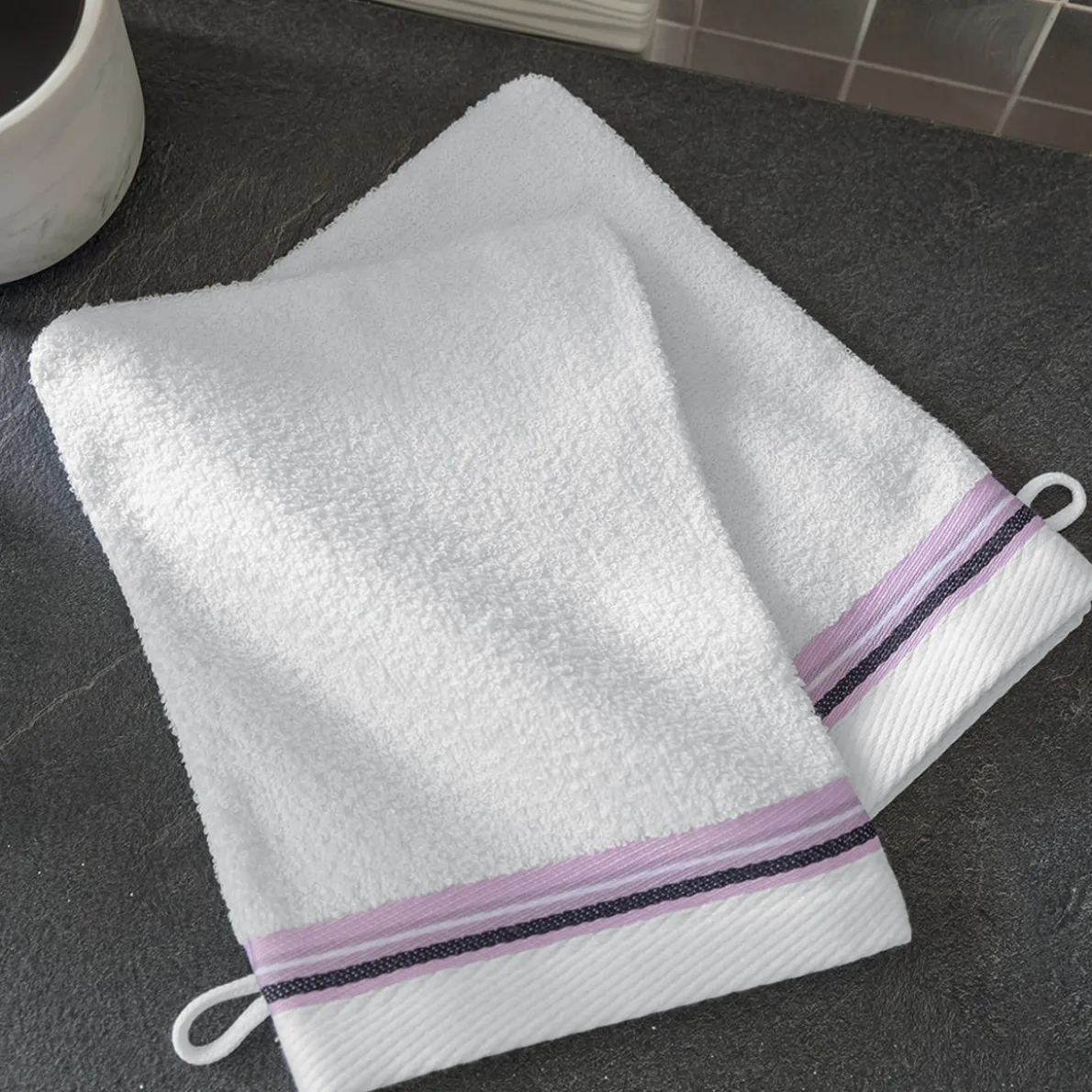 Bain de douceur 2 gants de toilette
