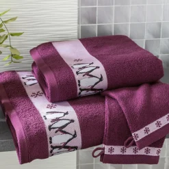 Bain de douceur Lot éponge prune