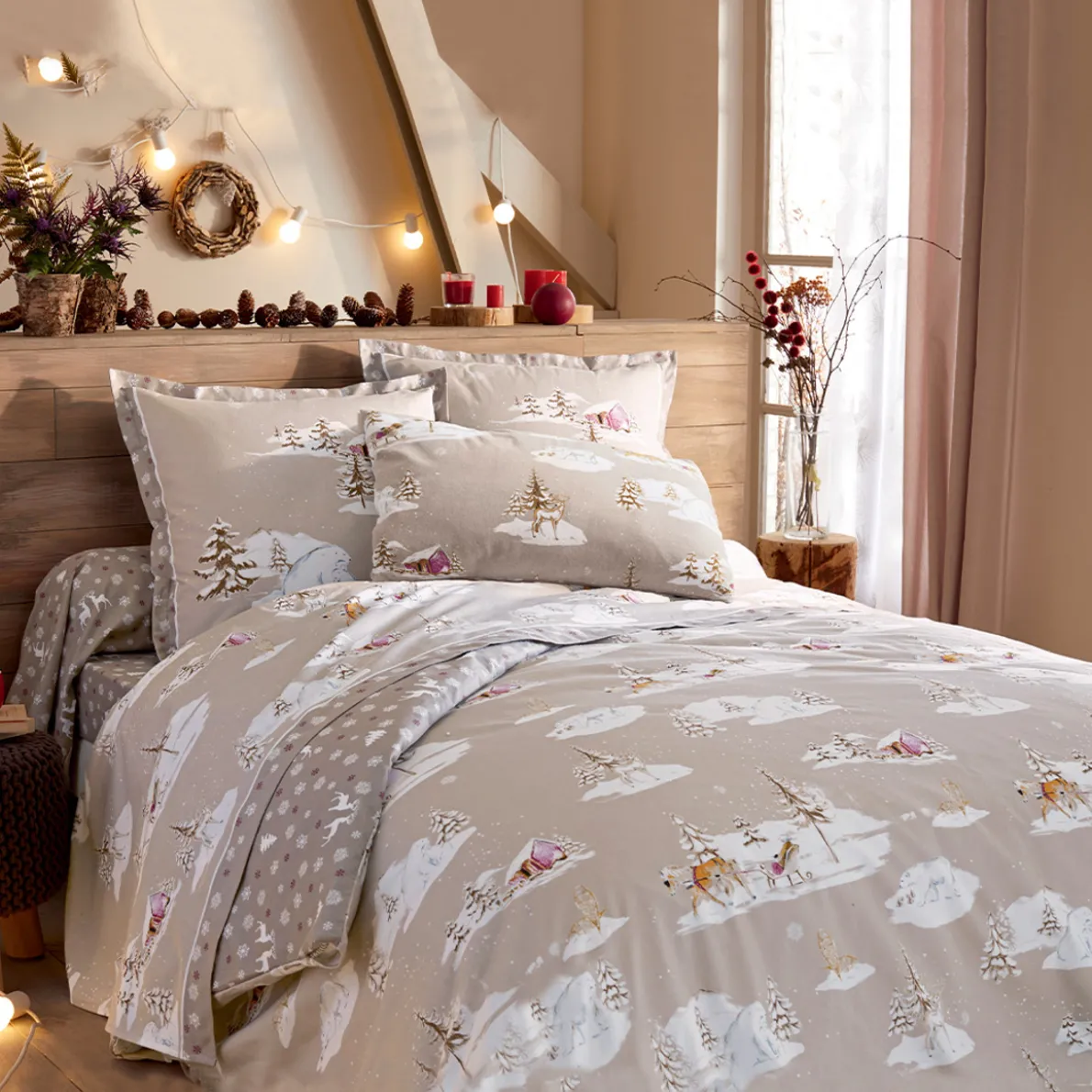 Balade feutrée Linge de lit