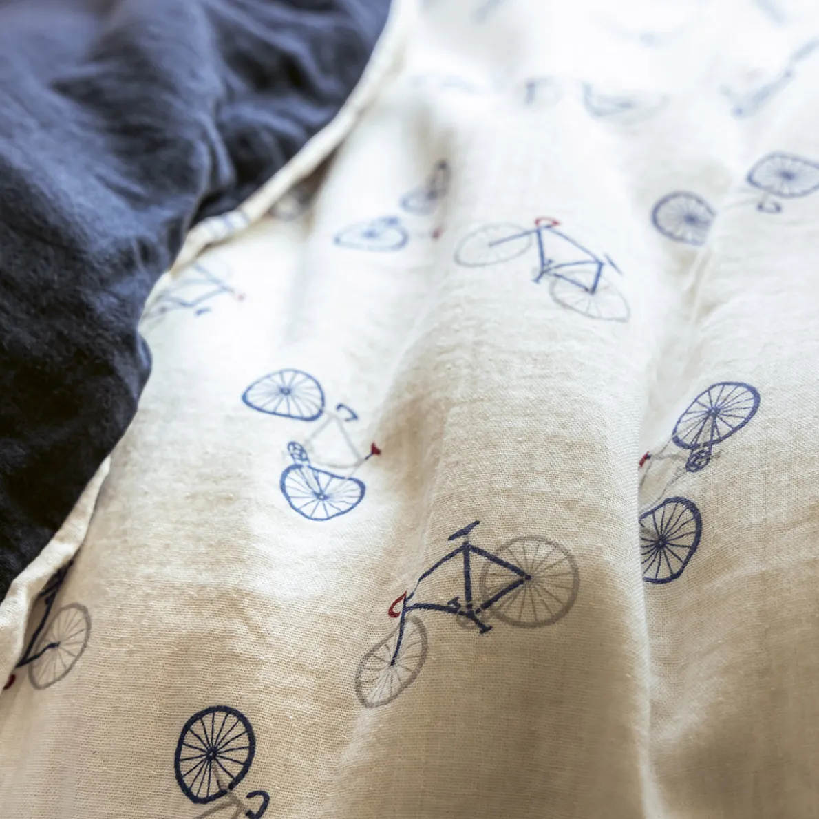 Balade à vélo Housse de couette