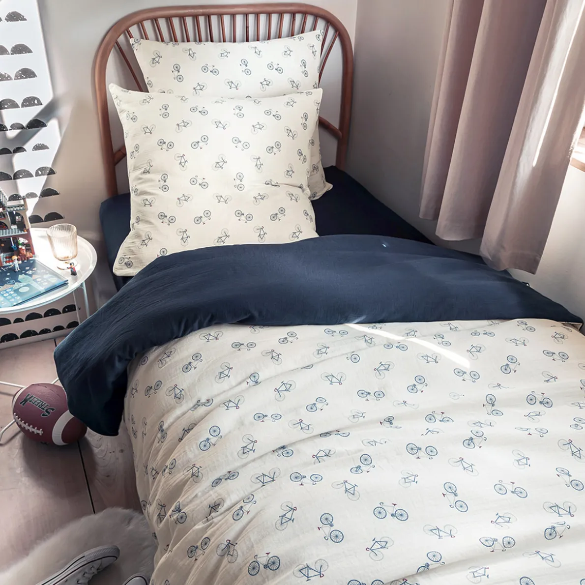 Balade à vélo Housse de couette