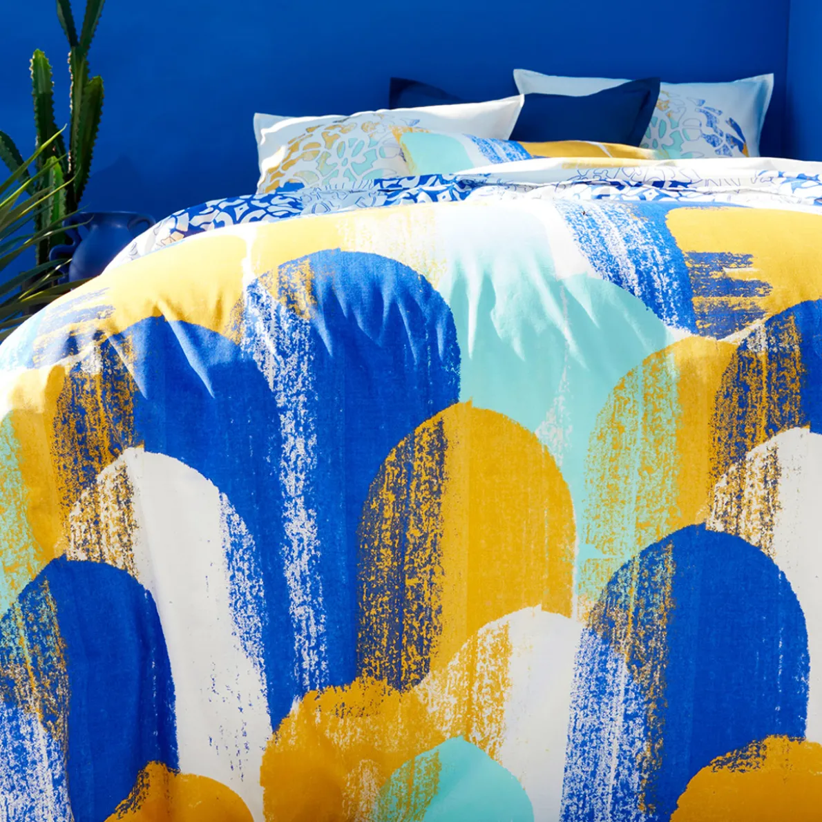 Bleu majorelle Housse de couette