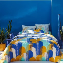 Bleu majorelle Housse de couette