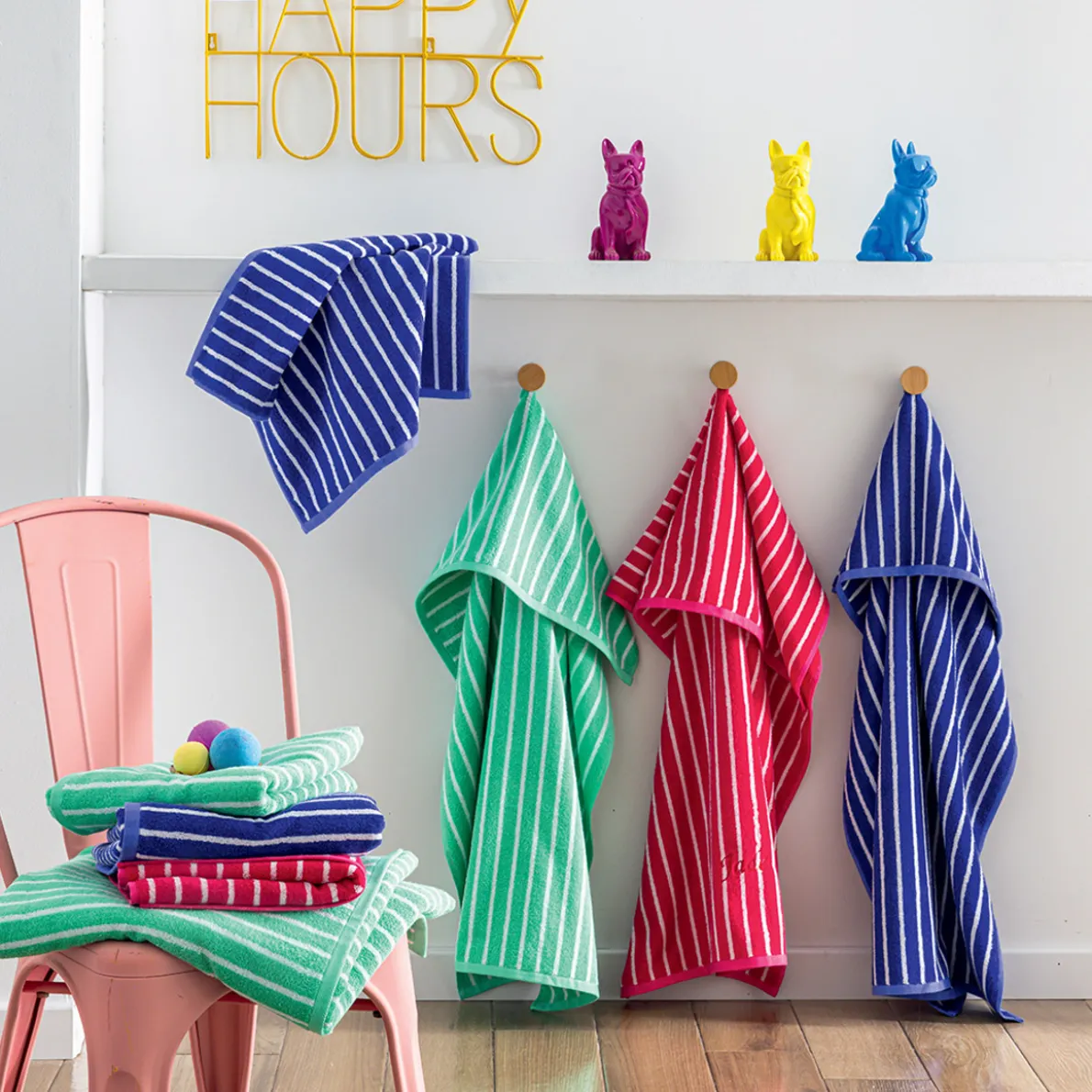 Bulles de couleurs Drap de bain