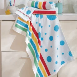 Bulles de couleurs 2 gants de toilette