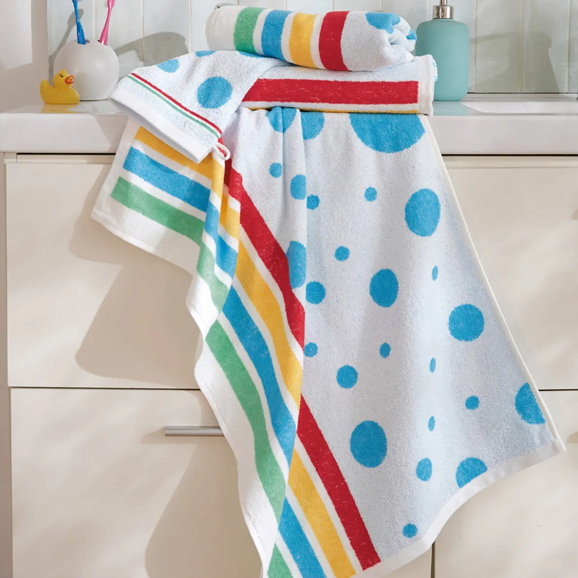 Bulles de couleurs Linge de bain