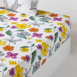 Carnet de fleurs Drap-housse