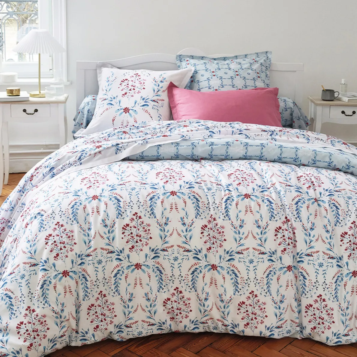Cascades florales Housse de couette
