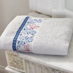 Cascades florales Serviette de bain