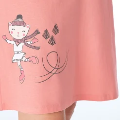 Chat neige Chemise de nuit