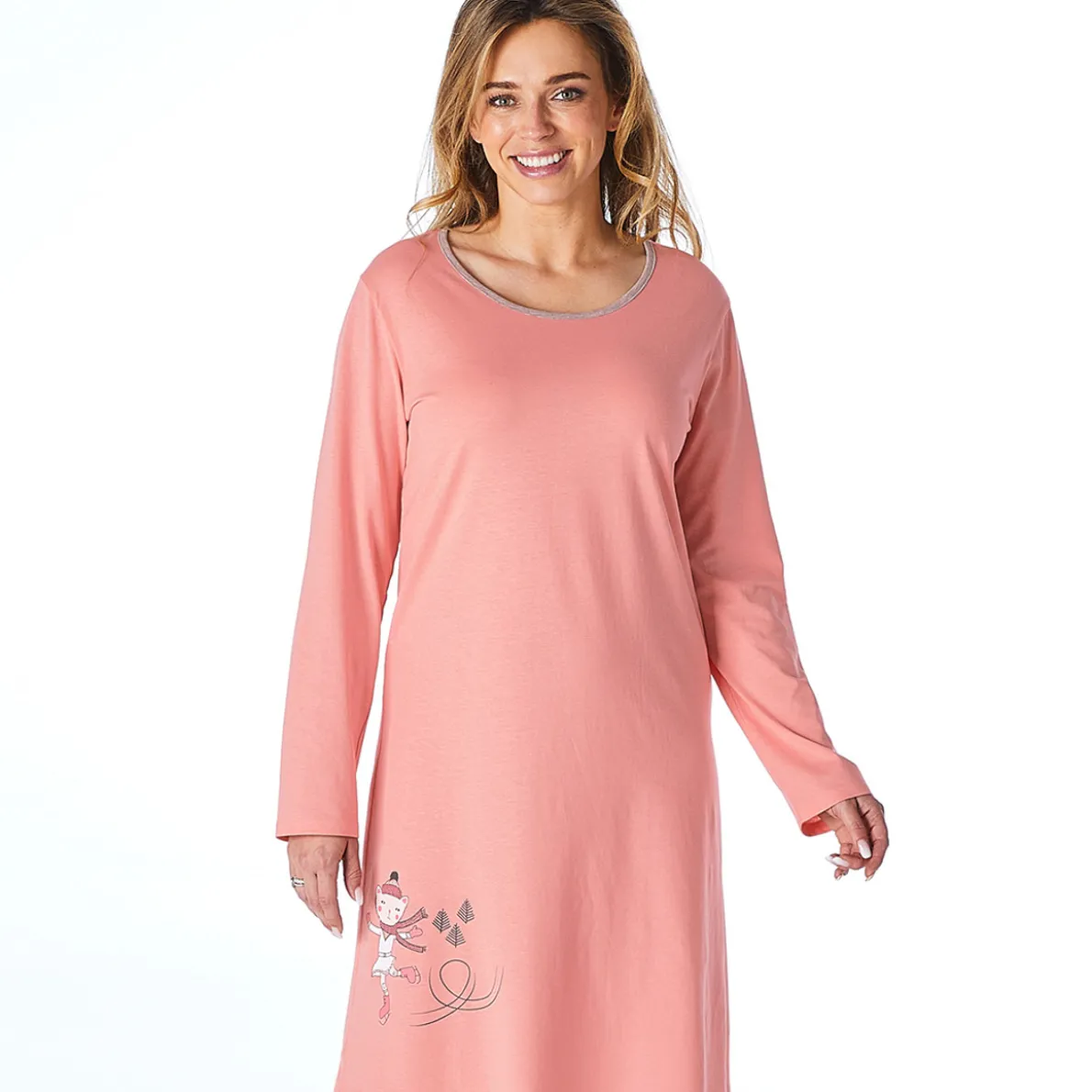 Chat neige Chemise de nuit