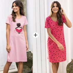 Chat pastèque 2 maxi t-shirts