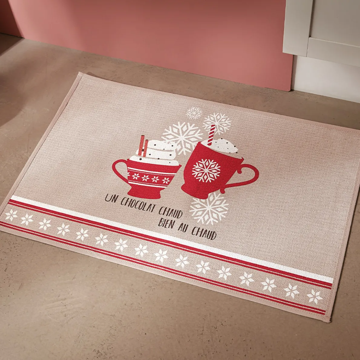 Chocolat chaud Tapis de cuisine