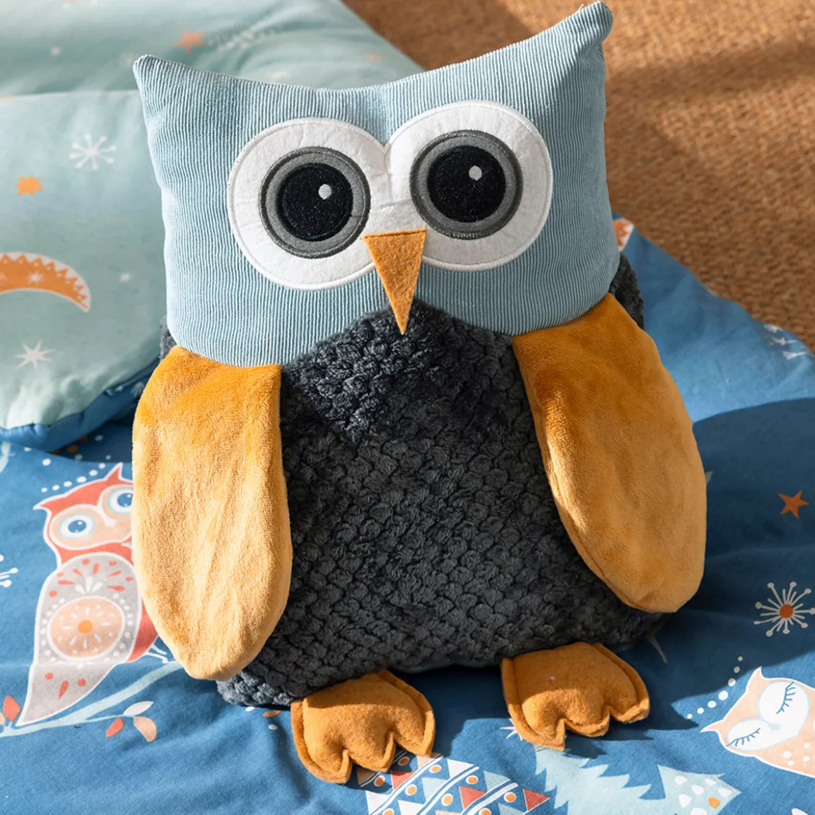 Chouette bambin Coussin décoratif