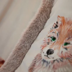 Câlins en forêt Housse de coussin et coussin