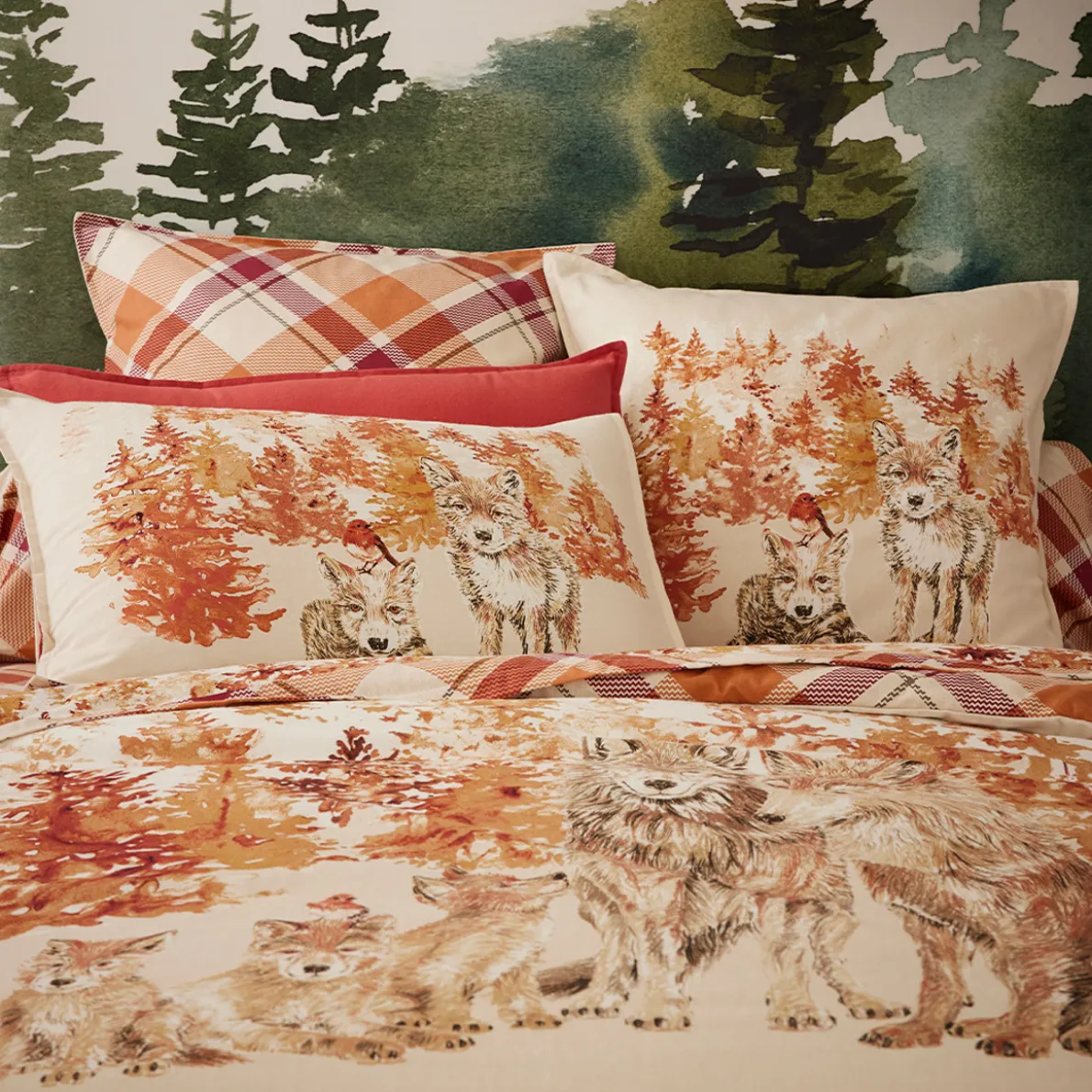 Câlins en forêt Linge de lit
