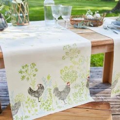 Cocottes en herbe Chemin de table