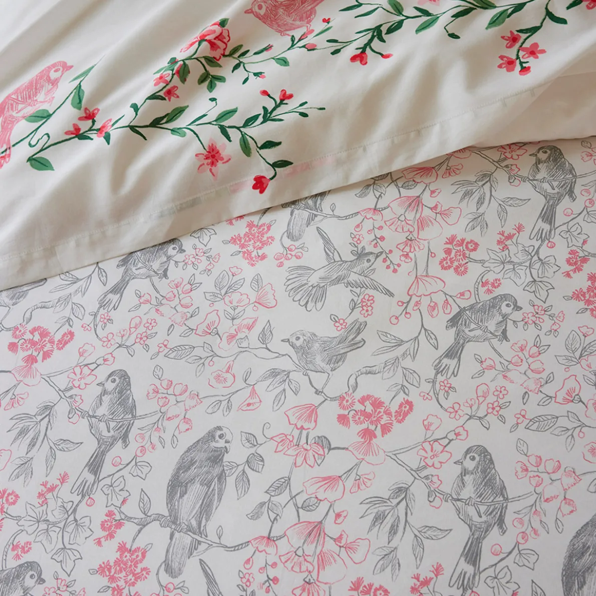 Coeur en fleurs Drap