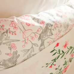 Coeur en fleurs Drap