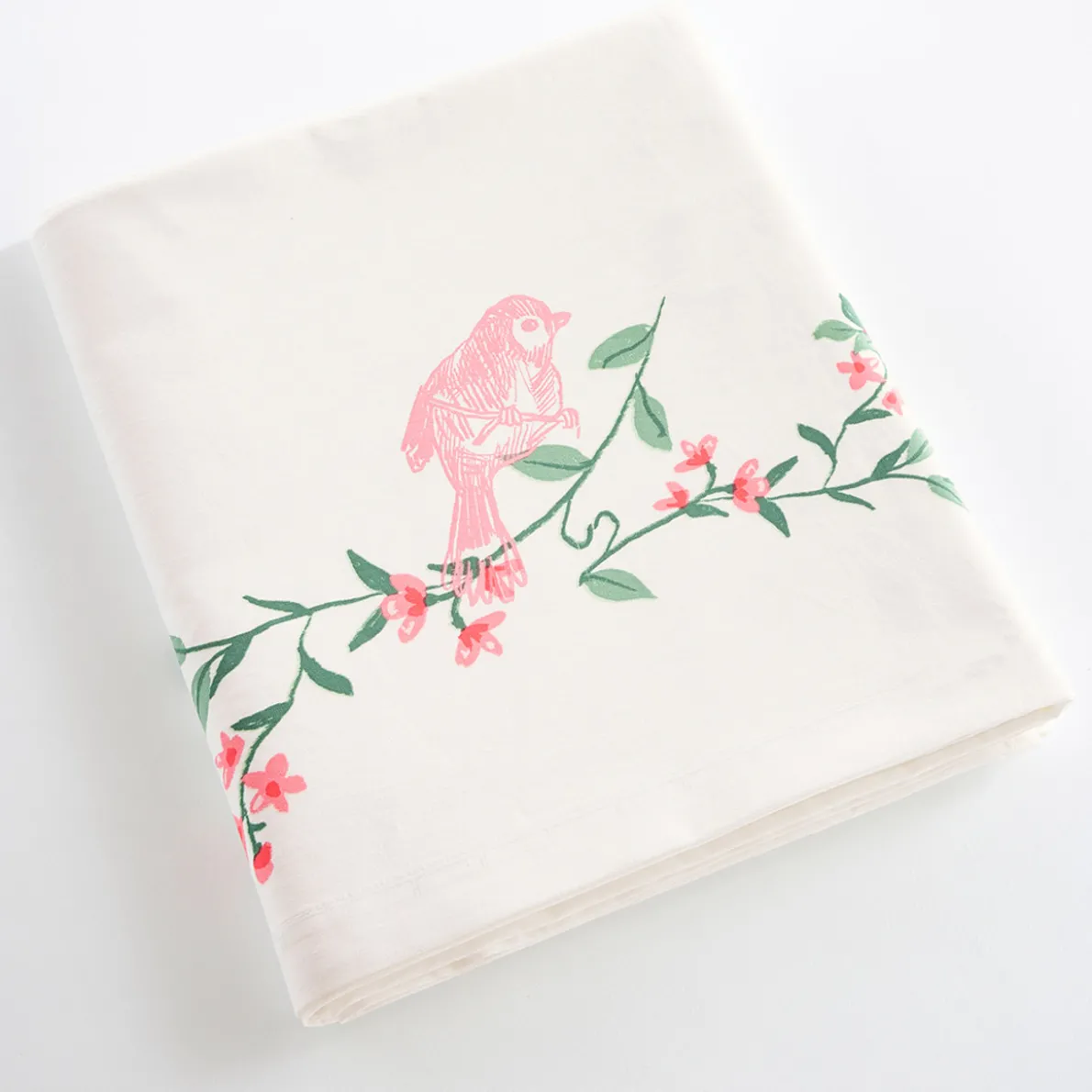 Coeur en fleurs Drap