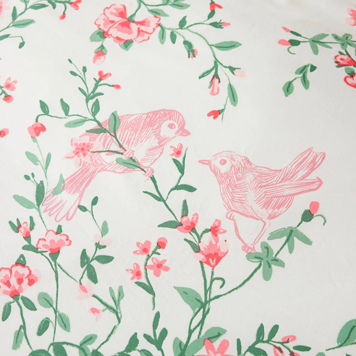 Coeur en fleurs Linge de lit