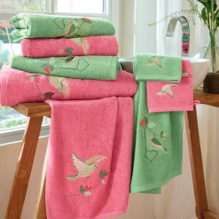 Coeur en fleurs Maxi drap de bain