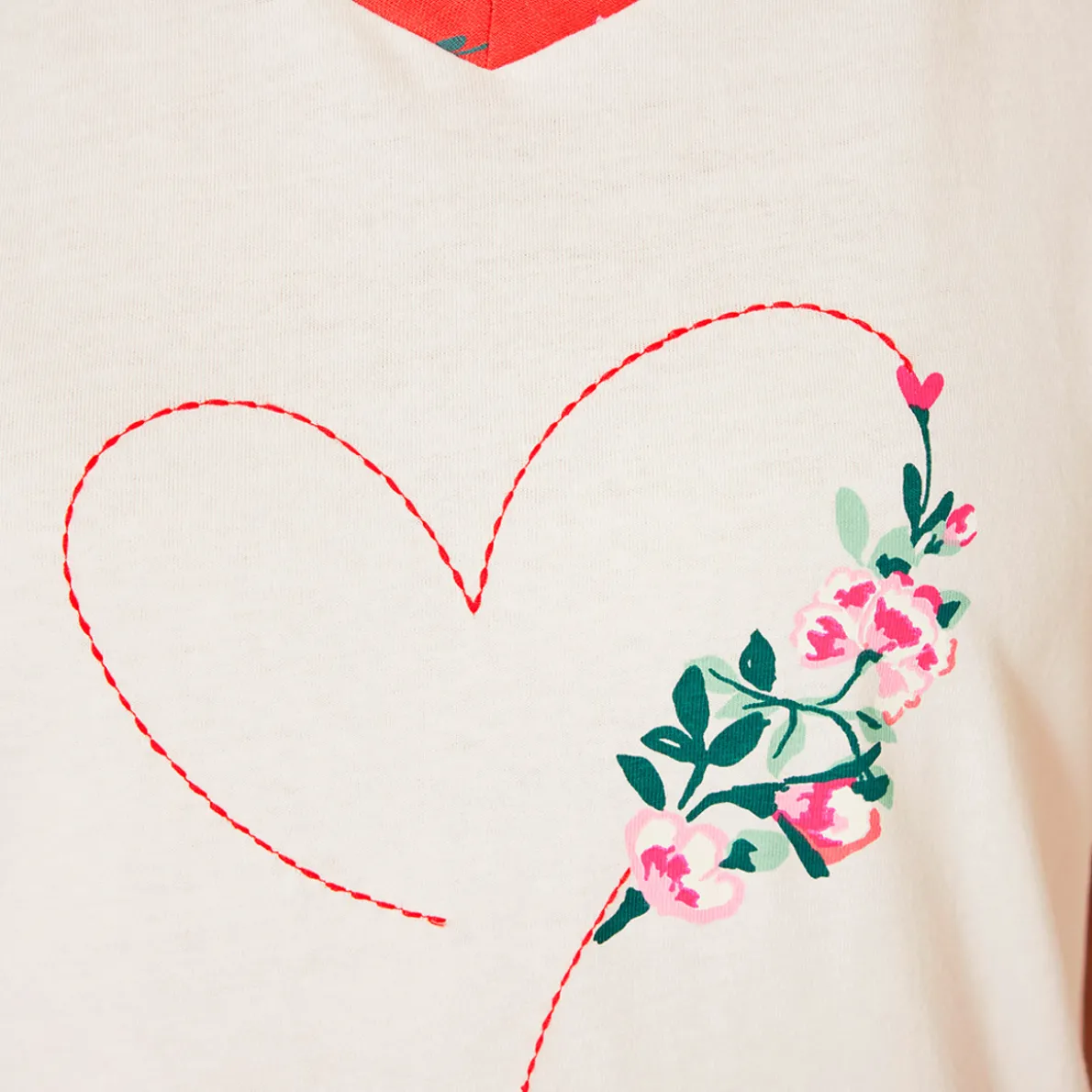 Coeur en fleurs Pyjama