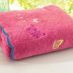 Confettis et papillons Drap de bain