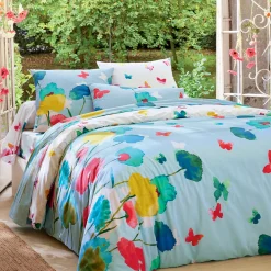 Couché dans les fleurs Drap-housse