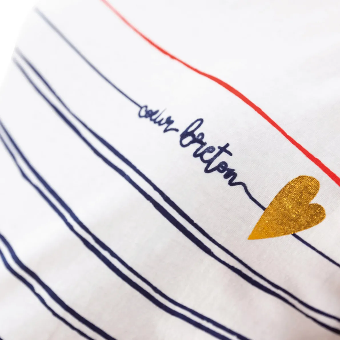 Cœur breton T-shirt rayé