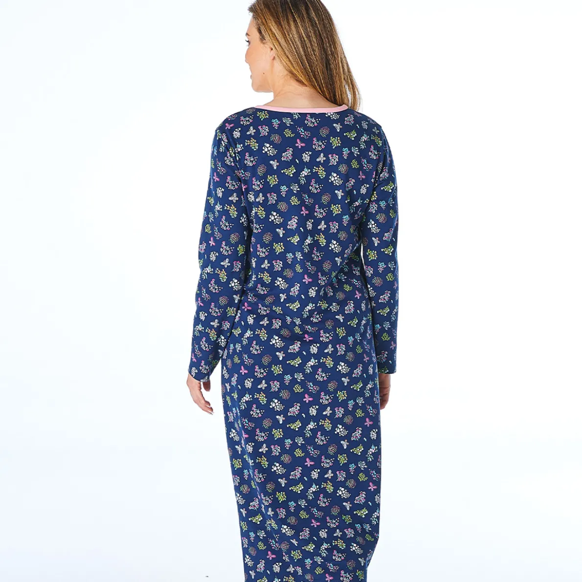 Douce envolée nocturne Chemise de nuit longue