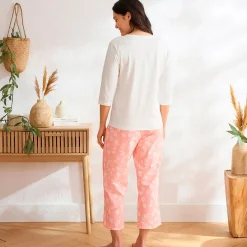 Douces rimes Pantalon rose corail
