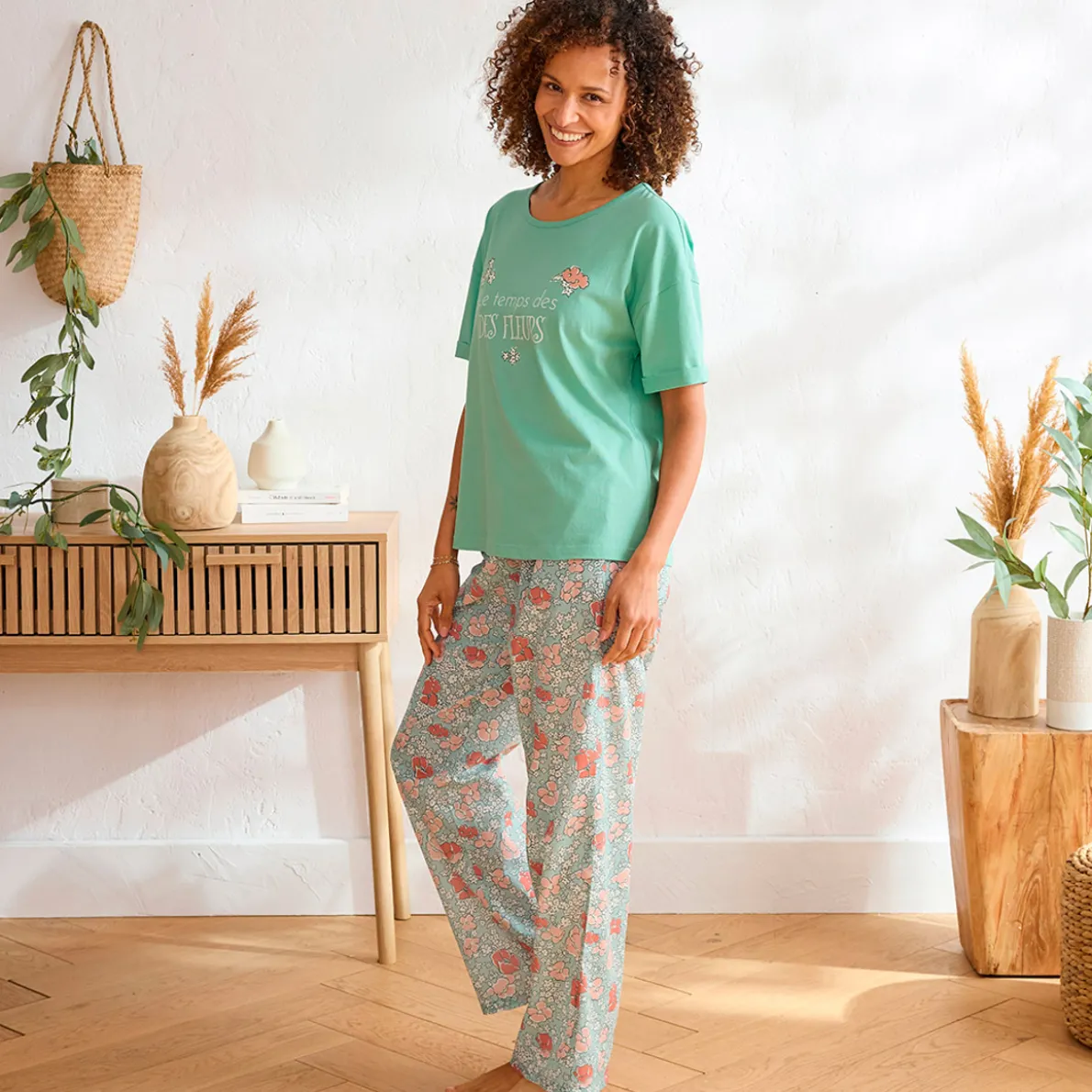 Douces rimes Pantalon vert sauge