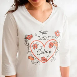 Douces rimes T-shirt blanc