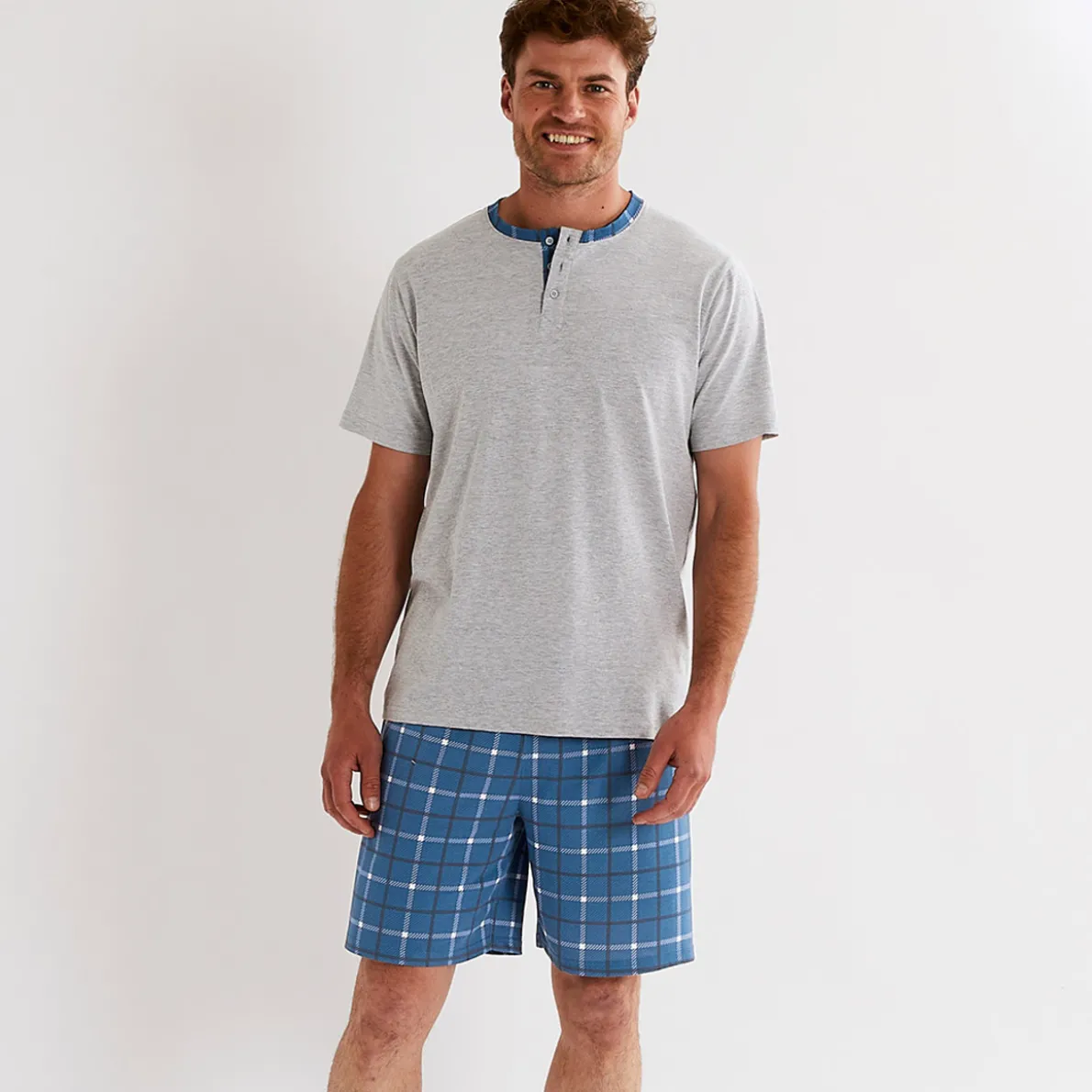 Doux carreaux Pyjama short