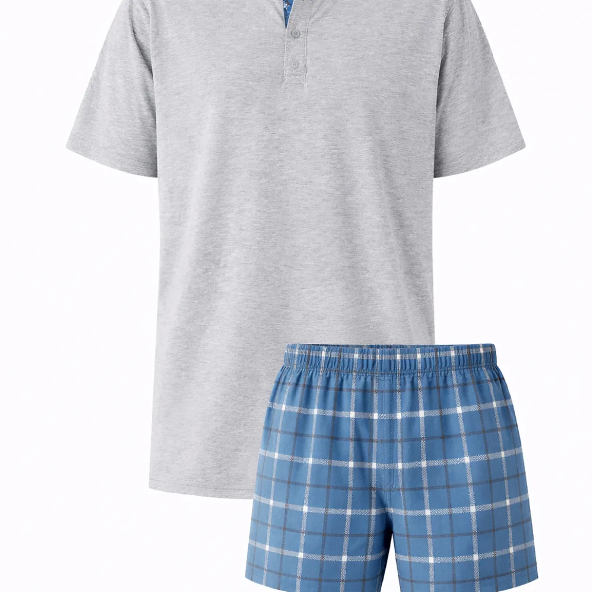 Doux carreaux Pyjama short