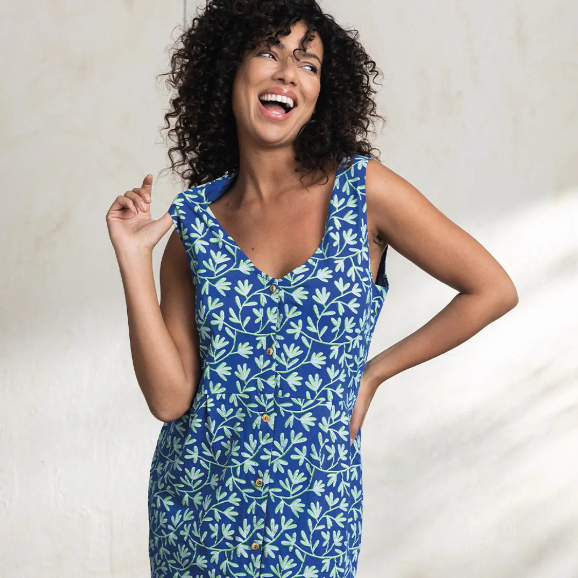 Doux feuillage Robe